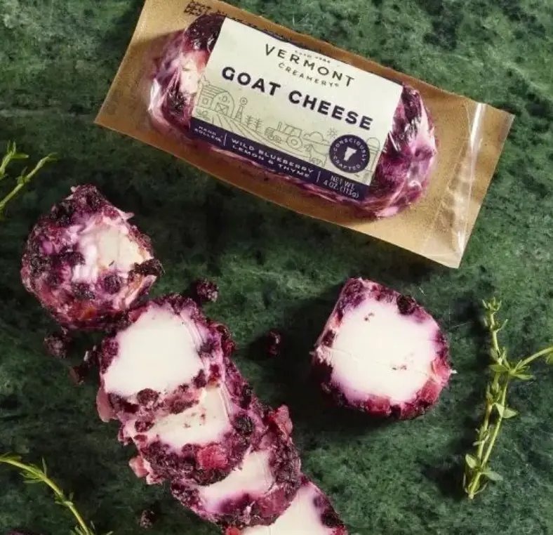 Blueberry Goat Cheese used on Charcuterie Boards